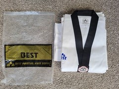 New! BEST SMS ELITE TKD MASTER Uniform – In original packaging (Size 6)