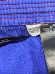 Elite Sports BJJ Gi Jacket Mens Small A1 Blue Kimono Brazilian Jiu Jitsu MMA
