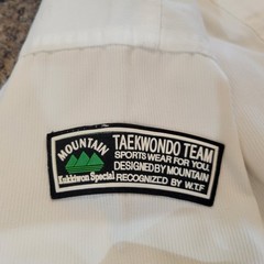 Vtg Mountain Kukkiwon Booth Lee’s Taekwondo Competition Uniform Size 2 160