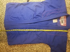Gracie Barra Equipe GB Jiu Jitsu Storm Blue Gi Kimono Adult A0 Top Only