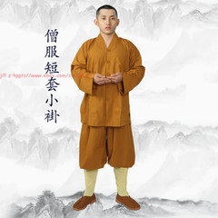 New Buddhism Meditation Lohan Uniform Unisex Monk Frock Suit Cotton Lay Clothing