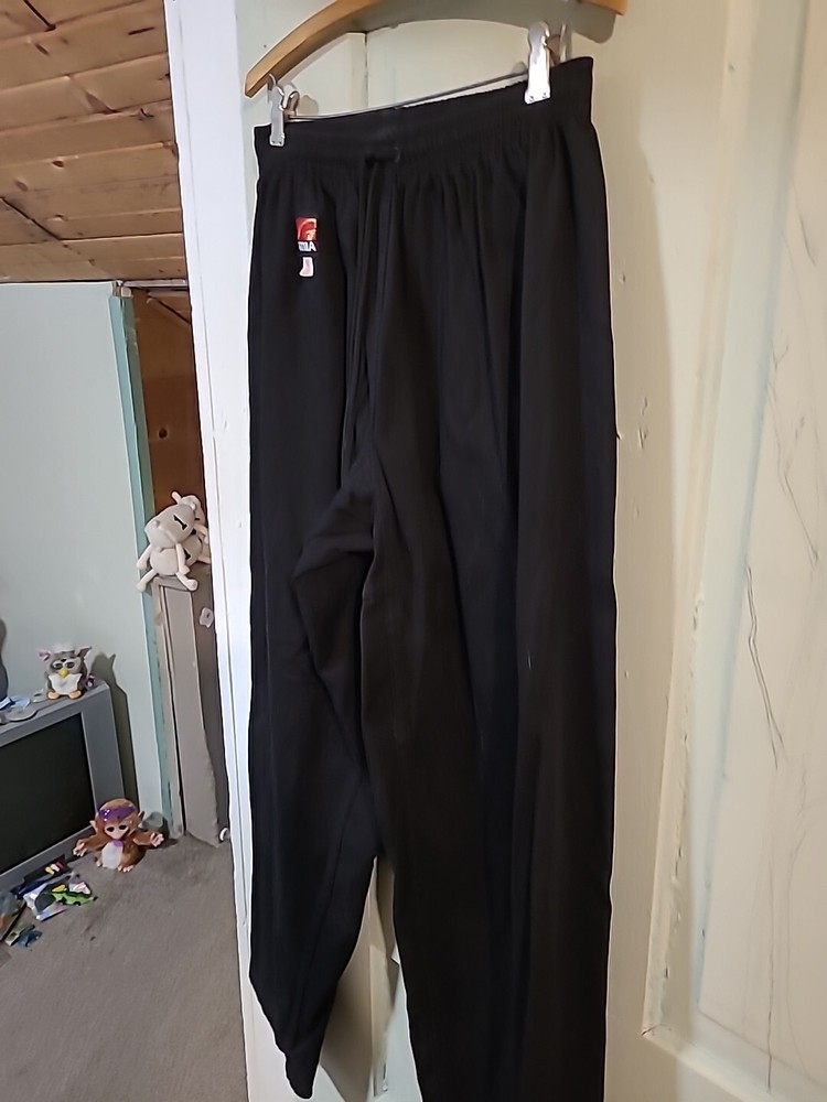 GTMA Martial Arts Pants Black Drawstring Elastic 4/180