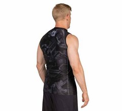 Fuji Matric Sleeveless Sleeve Less MMA BJJ Jiu Jitsu Rashguard – Black