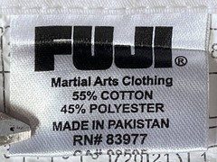 Fuji Suparaito Kimono Pants Only A3 White GI MMA Karate Belted