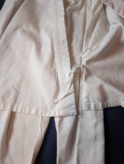 Century Karate Uniform White Kid’s Size 000 Gee Cotton Polyester Heavy Canvas