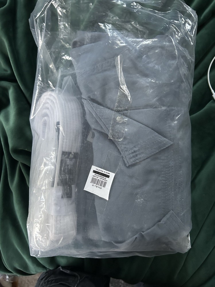 Elite Sports Men’s Core Gray Brazilian Jiu Jitsu BJJ Gi. Brand New In Bag A4