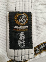Arashiro Black Brazilian A1 Jiu Jitsu Jacket and Pants Martial Arts