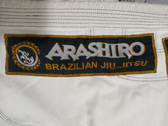 Arashiro Black Brazilian A1 Jiu Jitsu Jacket and Pants Martial Arts