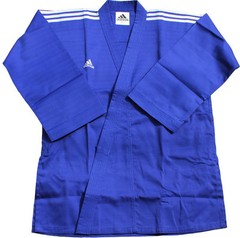 Adidas Champion 3-stripe Open Dobok/Martial Uniform/TaeKwonDo/Karatedo/Gis/Blue