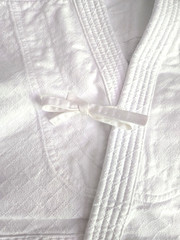 NEW Iwata Dogi Aikido-GI Jacket size 3 White w/tie Judo Jujitsu MMA Uniform