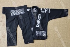 Unisex Brazilian jiu jitsu kimono custom made high quality black bjj gi A1 Size