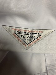 FKKA Tiger Claws TC 2000 Series White Kenpo Karate Gi W/ Pants & Belt Kids Sz 00