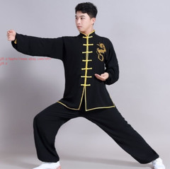 Chinese KungFu Suit Unisex Cotton Tai Chi Uniforms wushu Wing Chun Clothes Set