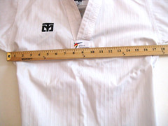MOOTO MTX Uniform World Taekwondo 120 3XS Las Vegas Yang Masters Center White