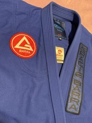 Gracie Barra Atleta Competition Kimono BJJ Jiu-Jitsu Gi Blue Adult Unisex A3