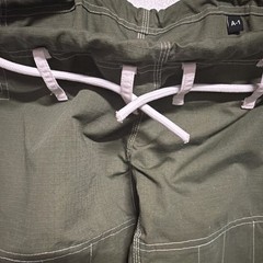 Jayefo Brazilian JiuJitsu Gi Size A-1 Olive Green Used Top & Bottom Set Training