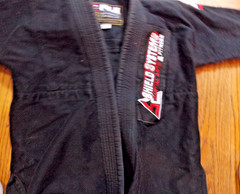 Fuji Kids Black Jiu Jitsu Judo Gi Martial Arts Uniform+ Belt + shin guards szCO