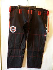 LORDZ OF JIU JITSU WORLD FAMOUS BRAZILIAN TWO PIECE SET BLACK SIZE LARGE