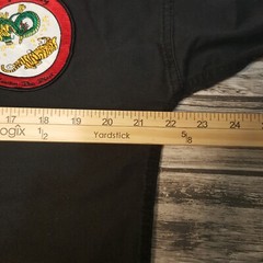 Family Tae kwon do Plus Size 44 Unisex Gi Dragon Tiger Black