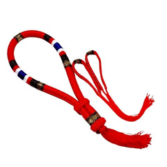 Mongkol Prajiat Set Muay Thai Boxing Color Red Head Armbands Handmand MMA.