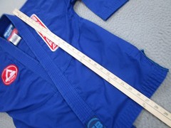 Gracie Jiu-Jitsu Gi Jacket Boys y6 Blue Gracie Barra BJJ Training Top Gi XS