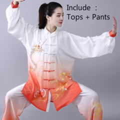 Tai Chi Uniform Women Men Arts Uniform Chinese Traditional Kung Fu Sportswear