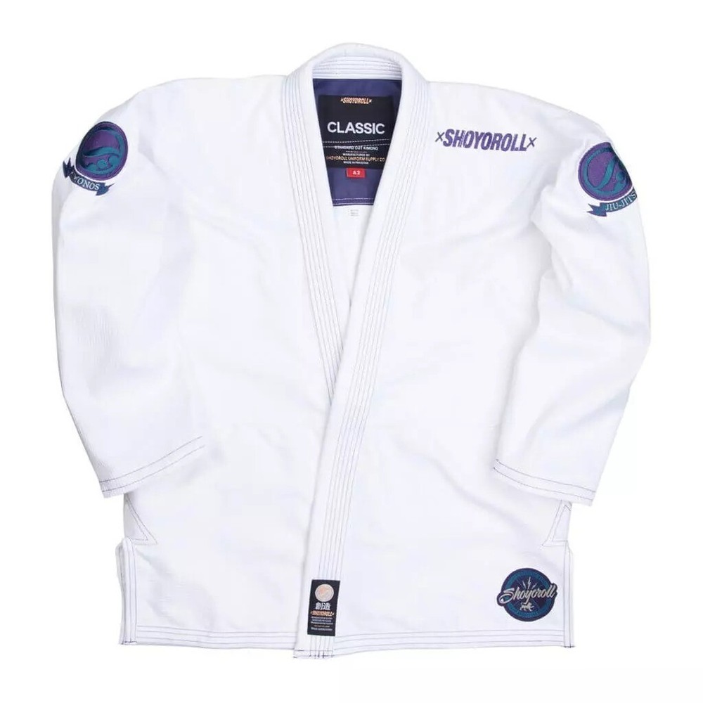 Shoyoroll Jiu Jitsu Gi Comp XV Q4 BJJ Uniform 450 GSM White Kimono with Bag USA