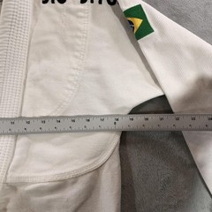 Gracie Jiu-Jitsu BJJ Gi Jacket Womens F2 White Authentic 100% Cotton Kimono Top