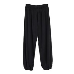 Kids Unisex Kung Fu Wide Leg Stretchy Elastic Waist Taichi Martial Arts