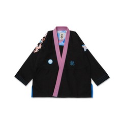 Albino and Preto Year of the Dragon Noreen Black BJJ Gi Kimono With Belt Gift