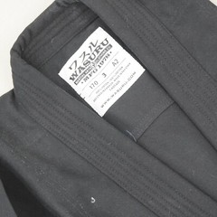 Wasuru Budo Uniform Size 3 Black Hap Ki Do