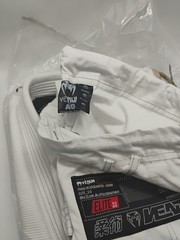 BRAND NEW White Venum Elite 3.0 Jiu-Jitsu UFC Premium Kimono Set Size AO