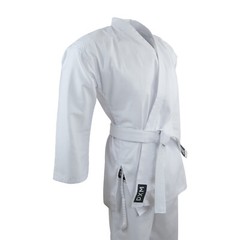 DXM Kids Karate Gi Poly Cotton Preshrunk Karate Martial Arts Uniform w/FREE Belt