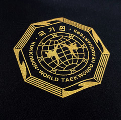 Kukkiwon Taekwondo T-Shirt White 2 Pack Training Martial Arts Authentic