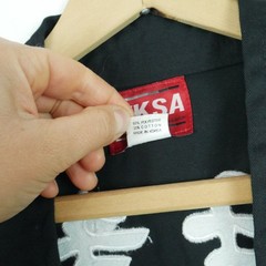 Kuk Sool Won Size 3 Instructors Uniform Korea Patch Martial Arts Gold Fringe
