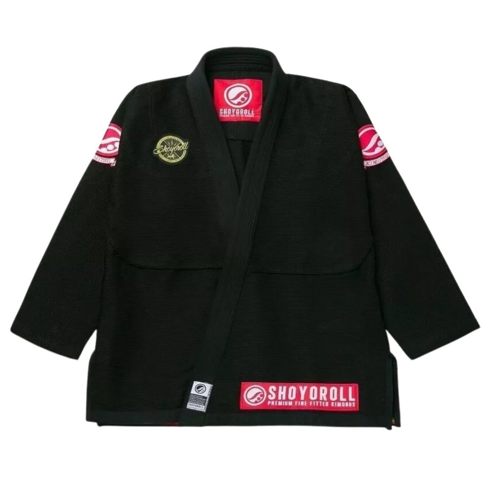 Shoyoroll Black BJJ Gi Jiu-Jitsu Cut Batch 71 Competitor Uniform Brazilian Suit