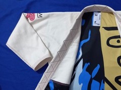 Albino & Preto Style Basquiat BJJ Gi White – A&P Artist Series Kimono A0-A4