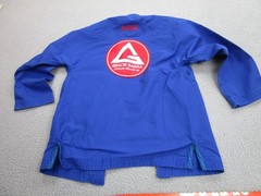 Gracie Jiu-Jitsu Gi Jacket Boys y6 Blue Gracie Barra BJJ Training Top Gi XS