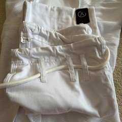 Kekoa Collective White Travel BJJ Gi Kimono size 150