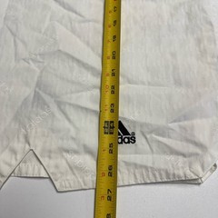 Vintage 90s Adidas Taekwondo Karate Dobok Gi Uniform White Top Size 1 150CM