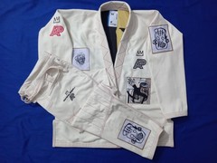 Albino & Preto Style Basquiat BJJ Gi White – A&P Artist Series Kimono A0-A4