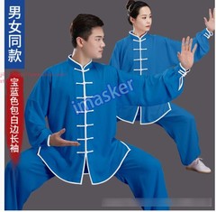Chinese Kung Fu Tai Chi Suit Cotton Shirt+Pants Wushu Uniform Martial Art Sets