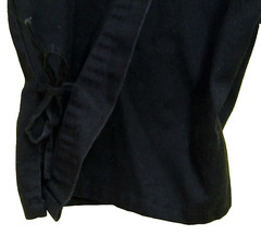 Century Martial Art Jacket Size 00 Child 4 Black Ties Embroidered Tiger & Dragon