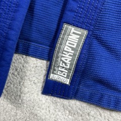 Jiu Jitsu Gi A2 Blue Training Breakpoint Grappling Martial Arts MMA Top No Belt