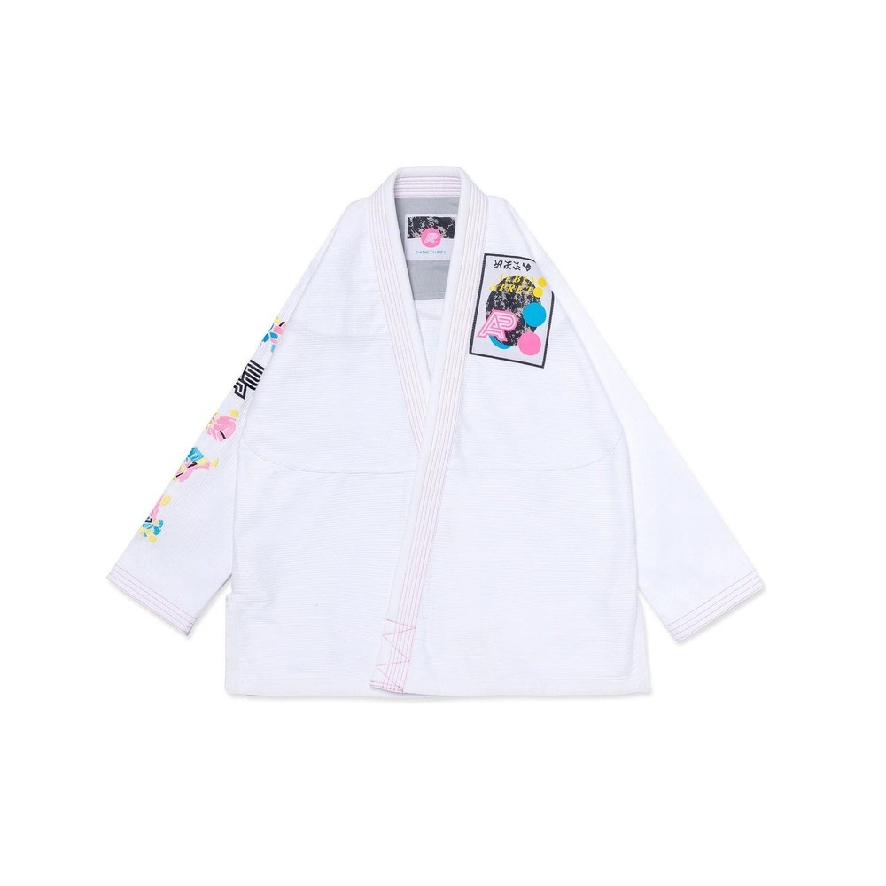 Albino And Preto Sanktuary BJJ Gi | Jiu-Jitsu 350/450 GSM Kimono