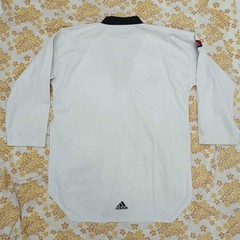 Adidas Taekwondo Vintage Korea White Men Uniform Shirt Kimono Size 6 200cm