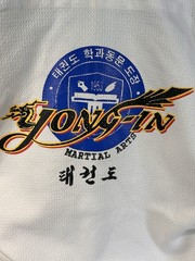 Mooto Taekwondo Uniform Top White Black Collar Martial Arts Dobok Jacket