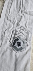 Hayabusa Pants Mens A1 White Jiu Jitsu Grappling MMA Fight