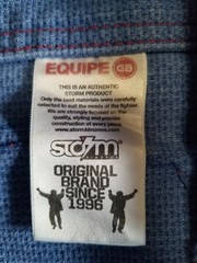 Gracie Barra Equipe Storm Jiu Jitsu Gi Storm Blue No Patches Kimono TOP ONLY A0