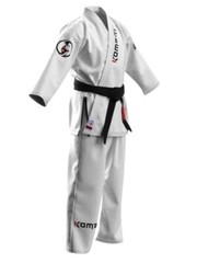 Men’s Kimonos Fearless COMP -White Kombatusa GI 450 GSM Pearl Weave Fight Wear